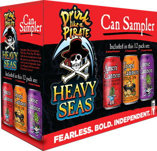 HEAVY SEAS PIRATE CAN VTY / 12 OZ CAN / 12 PK | Rt 19 Beer and Toro