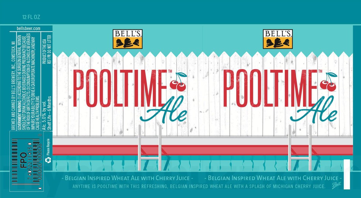 BELL'S POOLTIME / 12 OZ CAN / 6PK Rt 19 Beer and Toro