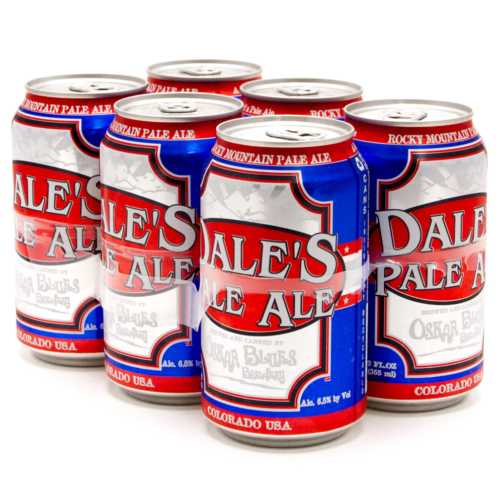 OSKAR BLUES DALE'S PALE ALE / 12 OZ CAN / 6PK Rt 19 Beer and Toro