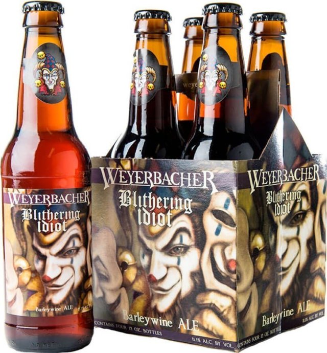 WEYERBACHER BLITHERING IDIOT / 12 OZ NR / 4PK Rt 19 Beer and Toro
