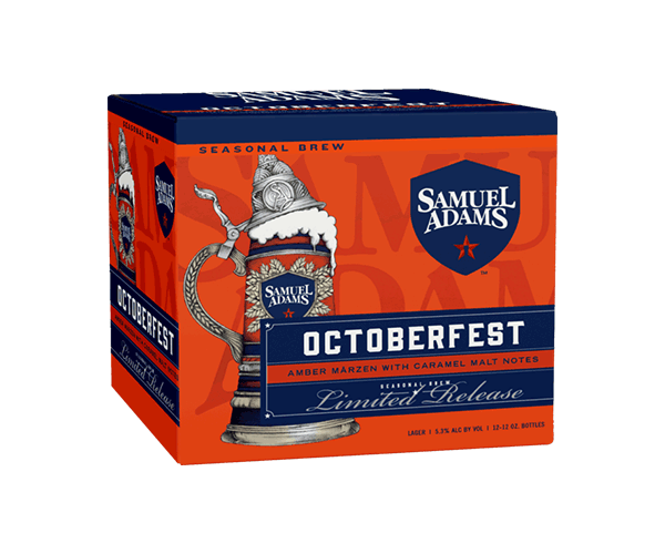 SAM ADAMS OCTOBERFEST / 12 OZ NR / 12 PK Rt 19 Beer and Toro
